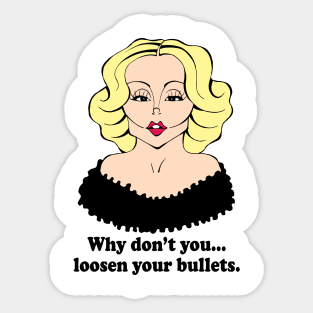 BLAZING SADDLES FAN ART!! Sticker